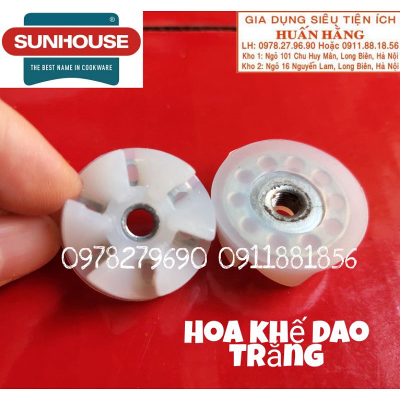 (LINH KIỆN CHÍNH HÃNG SUNHOUSE) ĐẾ NHỰA DAO, HOA KHẾ DƯỚI DAO, MÁY XAY SUNHOUSE SHD5580