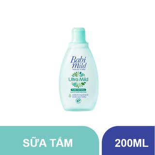 Sữa tắm trẻ em Babi Mild - Pure Natural chai 200ml