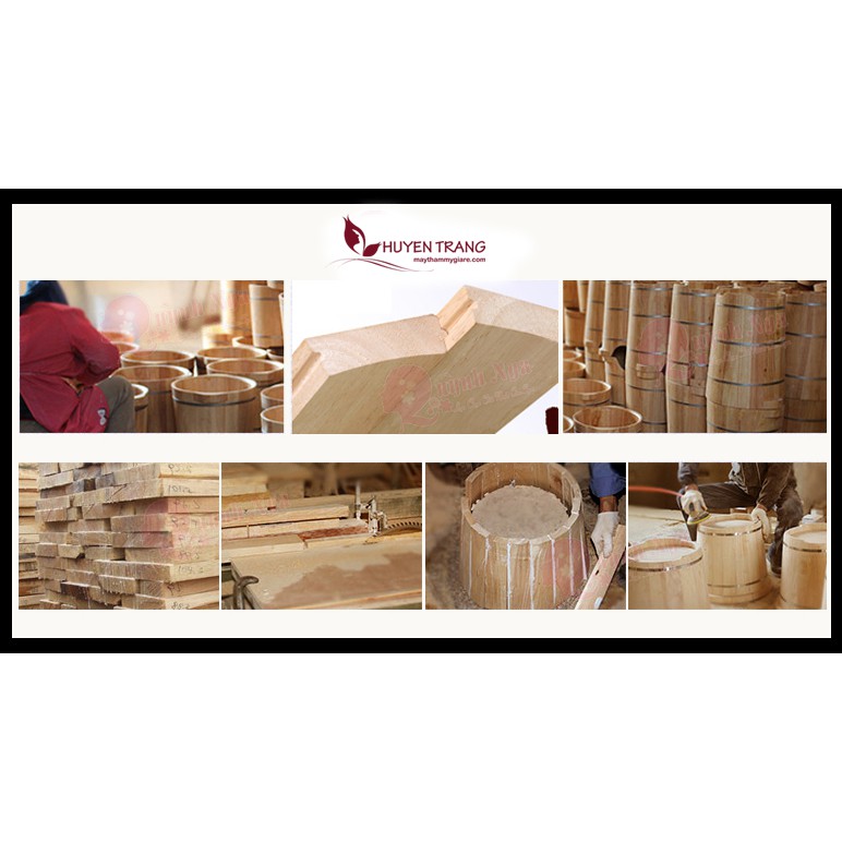 Bồn Ngâm Chân Bằng Gỗ Tuyết Tùng Chất Gỗ Thơm, Chịu Nhiệt Tốt, Gỗ Tự Nhiên Bền Đẹp Chuyên Dùng Trong Spa Đông Y NANOCEE
