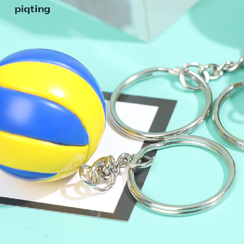 Móc Khóa Quả Bóng Chuyền Mini Bằng Nhựa PVC