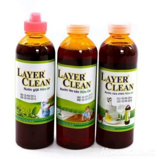 Nước rửa bát hữu cơ Layerclean chai 300ml