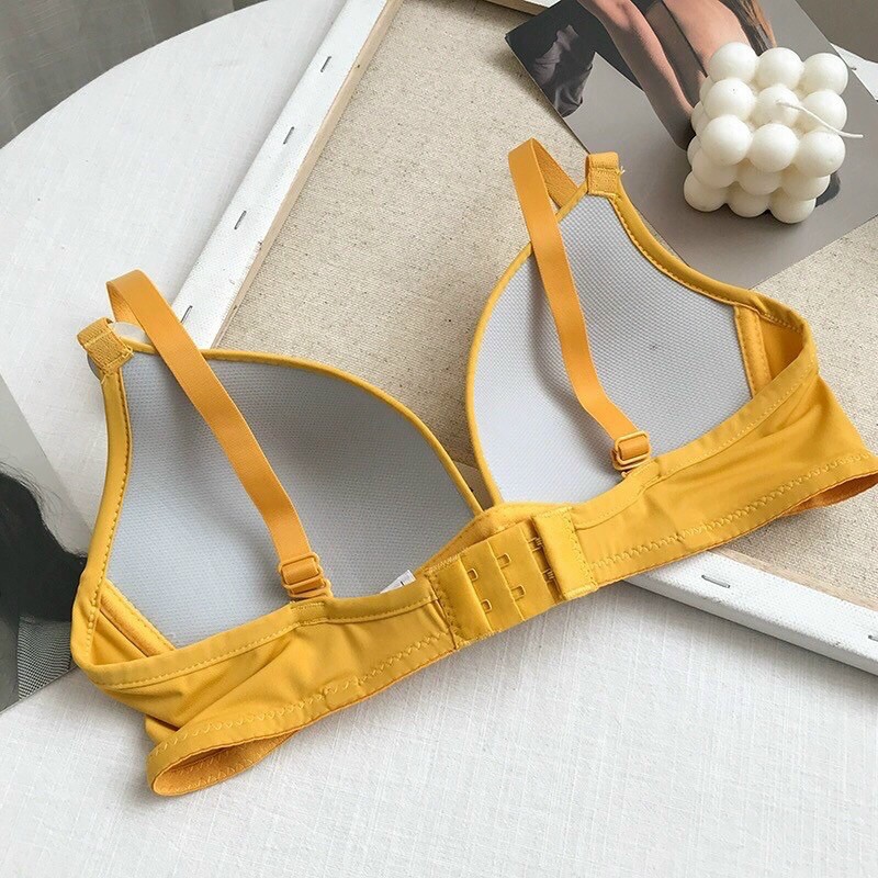 Áo lót cotton không gọng đệm mỏng đơn giản mặc 4 mùa - THAOCHERRY AL21