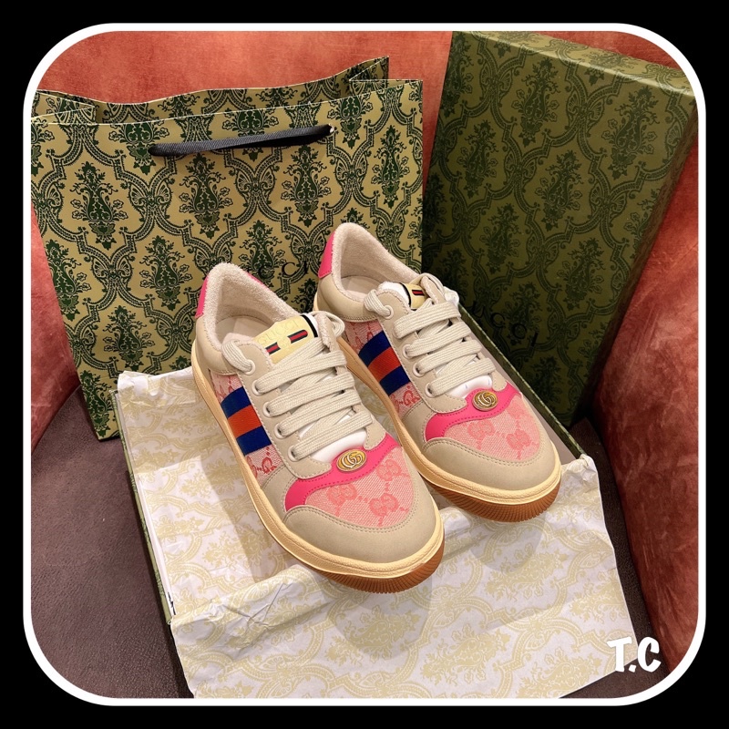 Giày thể thao gucci hồng