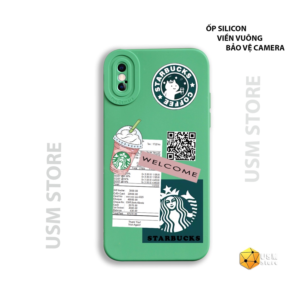 Ốp lưng iphone 6/6s/6plus/7/7plus/8/8plus/X/XS/XSmax/XR/11/11Pro/11Promax/12/12Pro/12Promax/12Mini/13/13Promax Starbucks