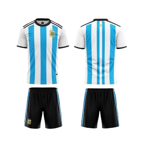 Áo Đá Banh, Quần Áo Đá Bóng Đội Tuyển Argentina 2022-2023 Sân Nhà, Sân Khách - Vicsport