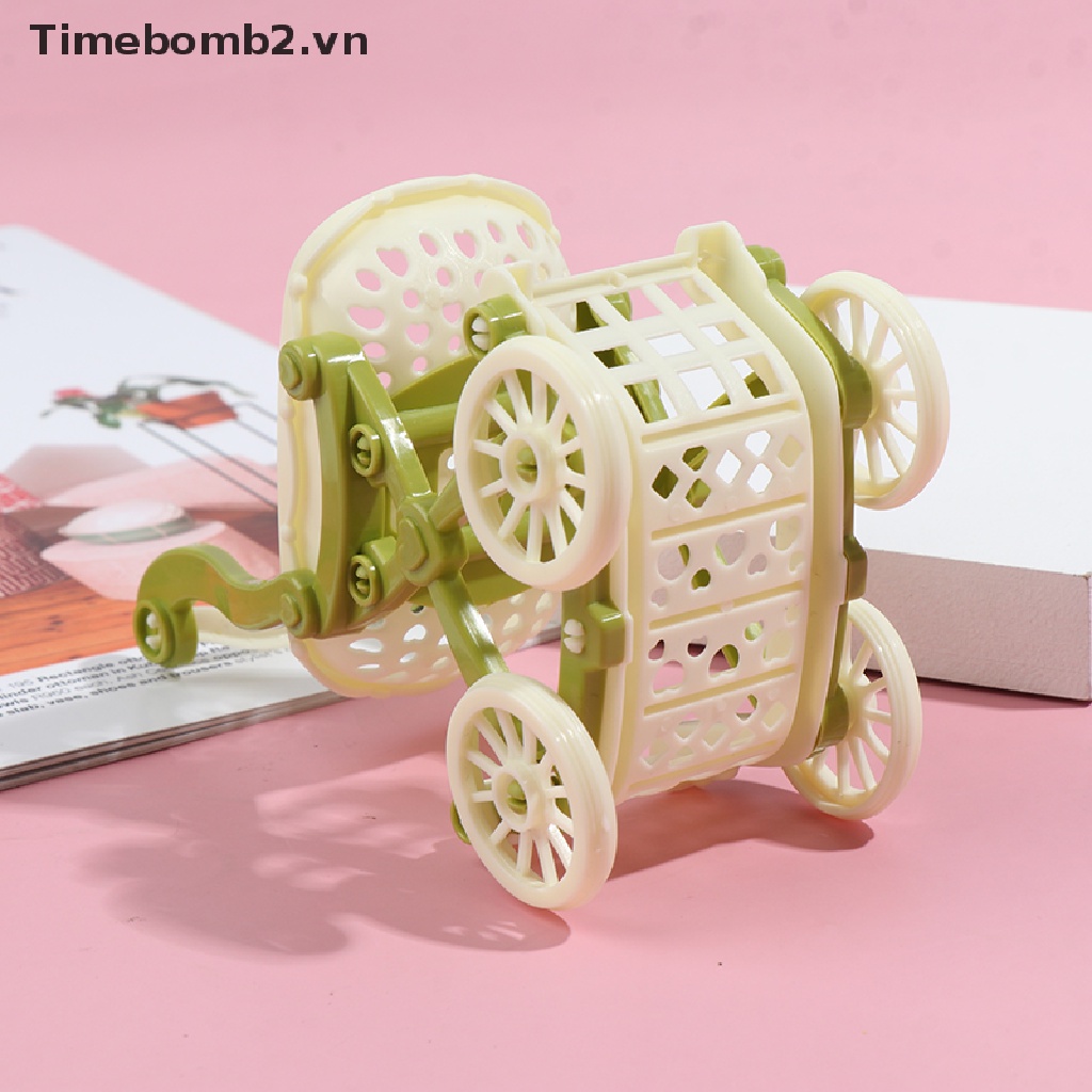 Đồ chơi xe đẩy hàng siêu thị mini để trang trí nhà búp bê dành cho trẻ em