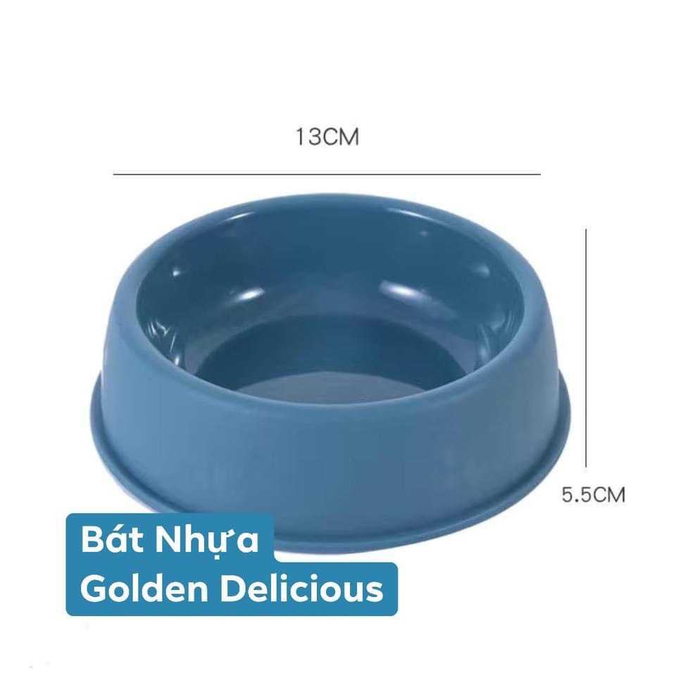 Bát Ăn Nhựa Hình Tròn Cho Mèo - Giá Siêu Rẻ - Nhiều Màu Sắc - Kích Thước Lớn Dài 13cm Cao 5,5 cm - Vệ Sinh Nhanh Chóng