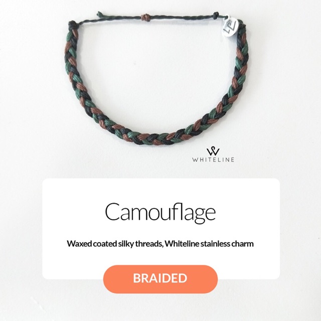 Vòng tay Braided Camouflage