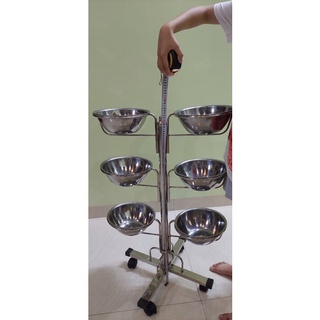 Cây bát nước inox cho spa, tặng kèm 6 bát inox to