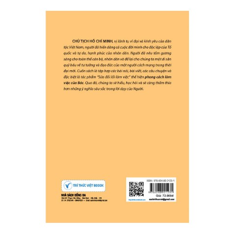 [Mã BMBAU50 giảm 7% đơn 99K] Sách - Phong cách làm việc của Bác Hồ