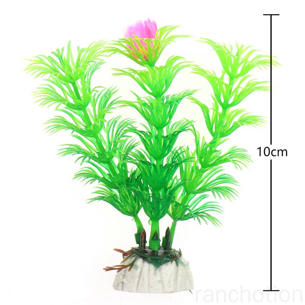 Cây nhựa nhân tạo sống động dùng trang trí bể cá