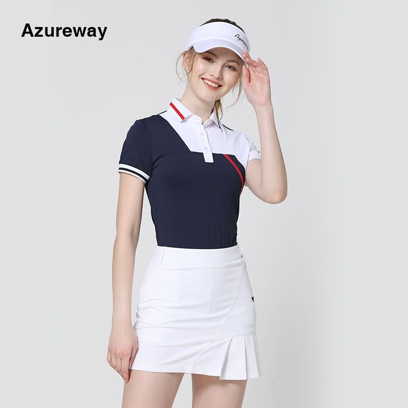 Áo váy Azureway, hàng chính hãng , dáng Slim Fit Khô nhanh , áo thun tay ngắn , váy xếp ly siêu xinh