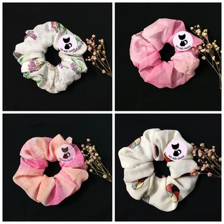 Dây cột tóc - Đồ cột tóc phong cách Vintage - Scrunchies mùa hè