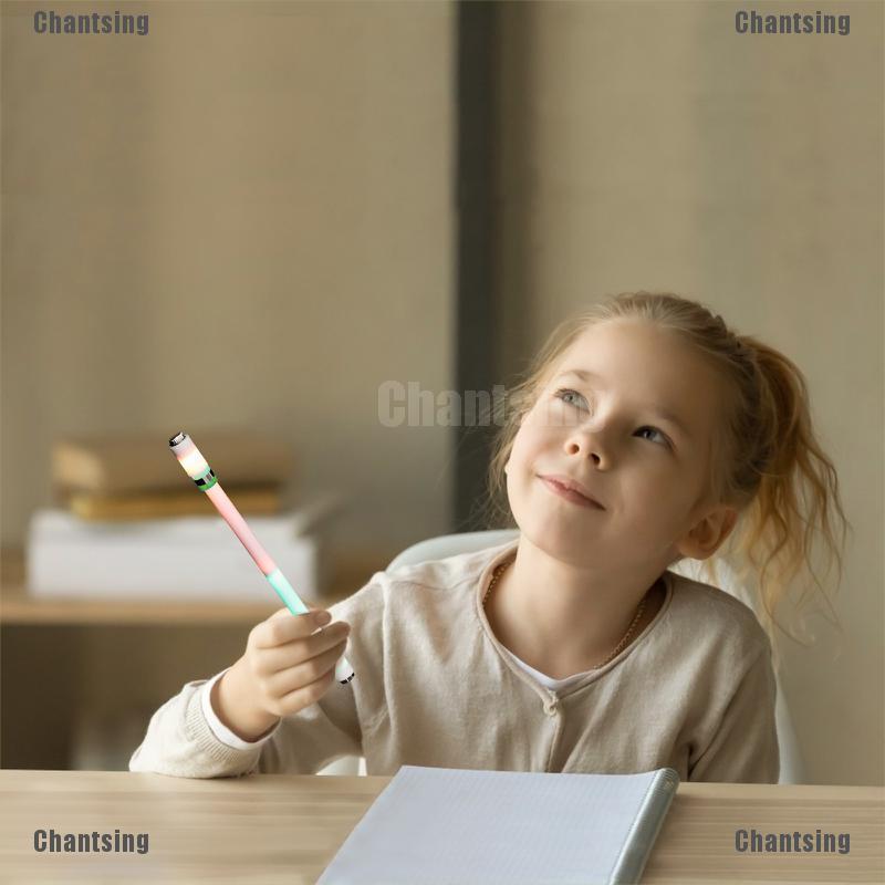 Chantsing 3 Pieces Spinning Pens LED Rotating Playing Pen Flash Glow Rolling Finger Rotati