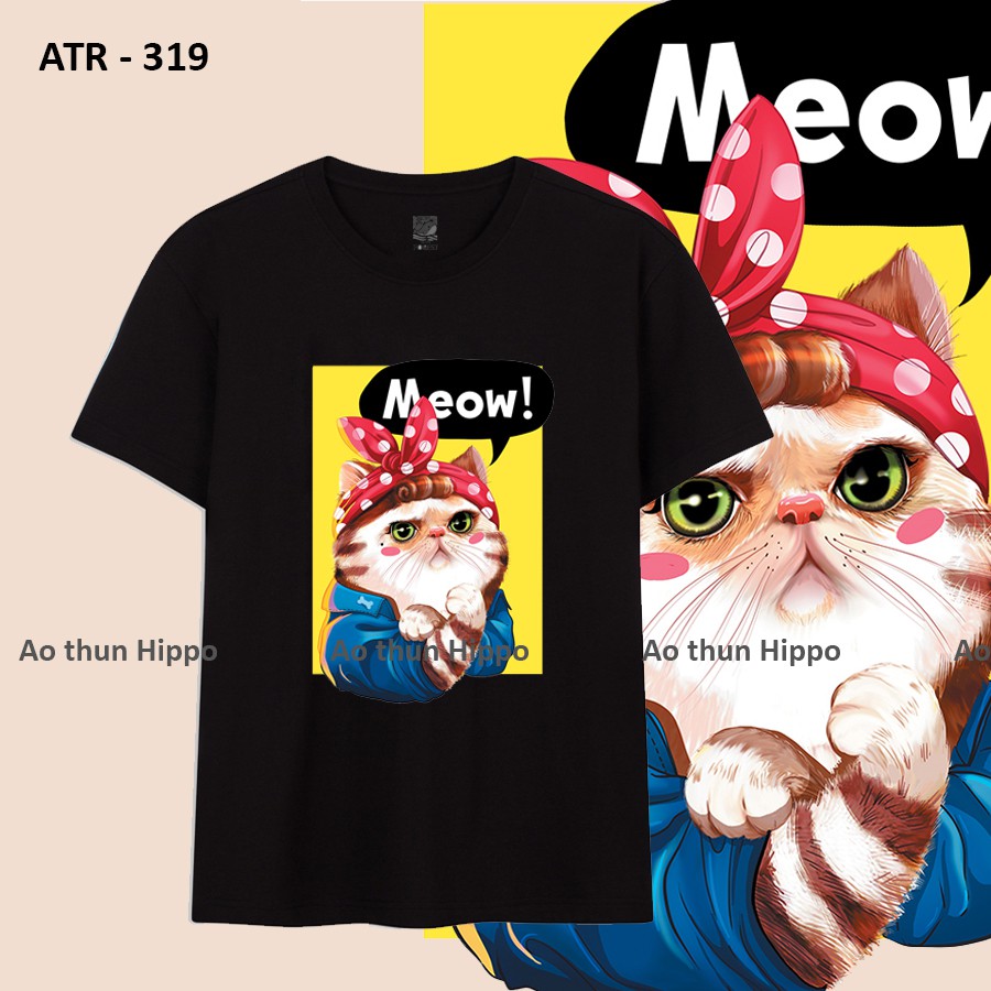 Áo thun thiết kế - Meow 319 (d)