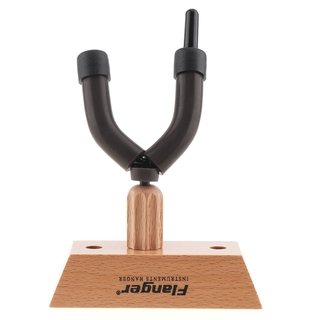Flanger Wood Base Wall Mount Violin Hanger Hook Holder