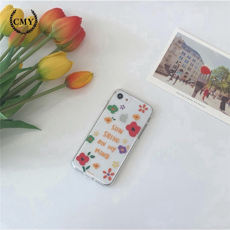 Ốp điện thoại họa tiết hoa nhiều màu xinh xắn cho iPhone11/11Pro 11pro Max X XR XS XS MAX 6 7 8 plus | BigBuy360 - bigbuy360.vn