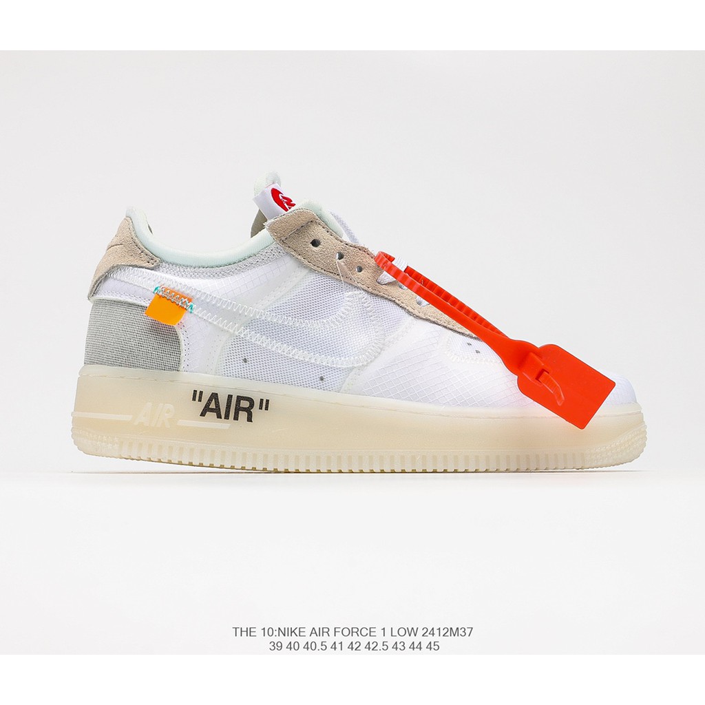 Order 1-2 Tuần + Freeship Giày Outlet Store Sneaker _Nike OFF-WHITE x Air Force 1 OW MSP: 2412M375 gaubeaostore.shop