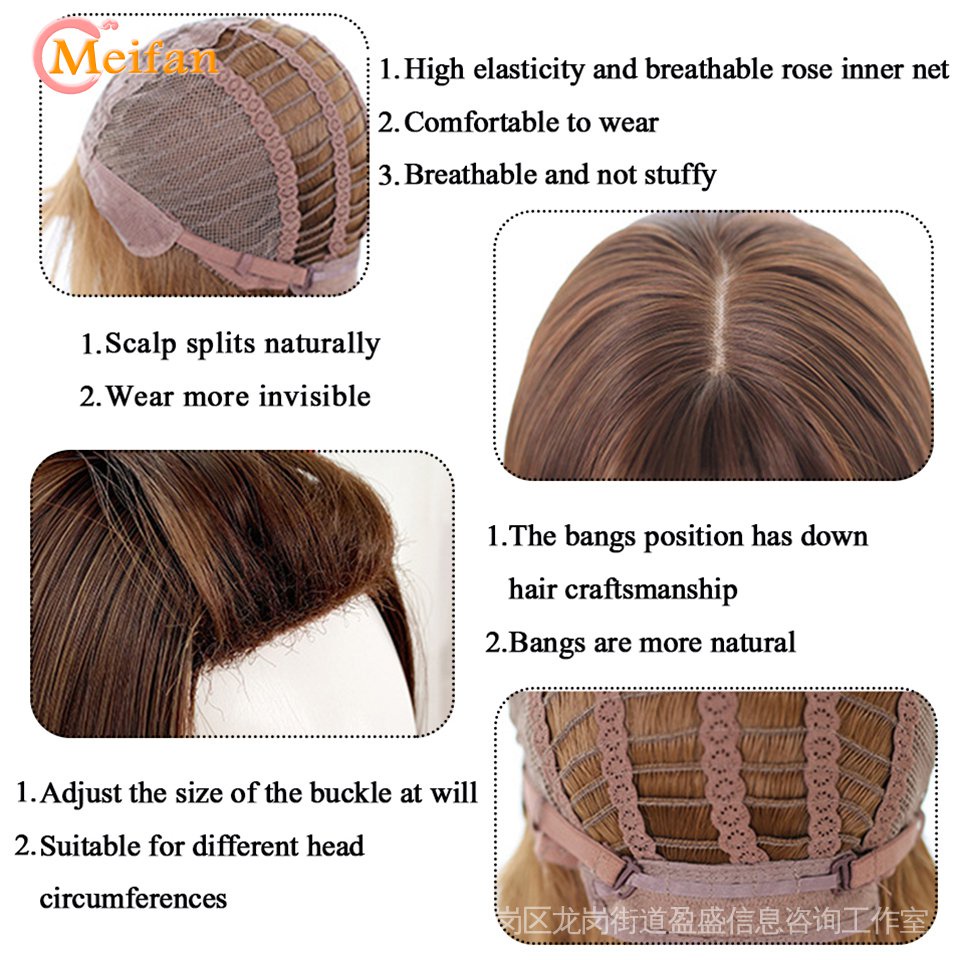 Bộ Tóc Giả Xoăn Dài Nhuộm Ombre Tím Hồng Phong Cách Lolita