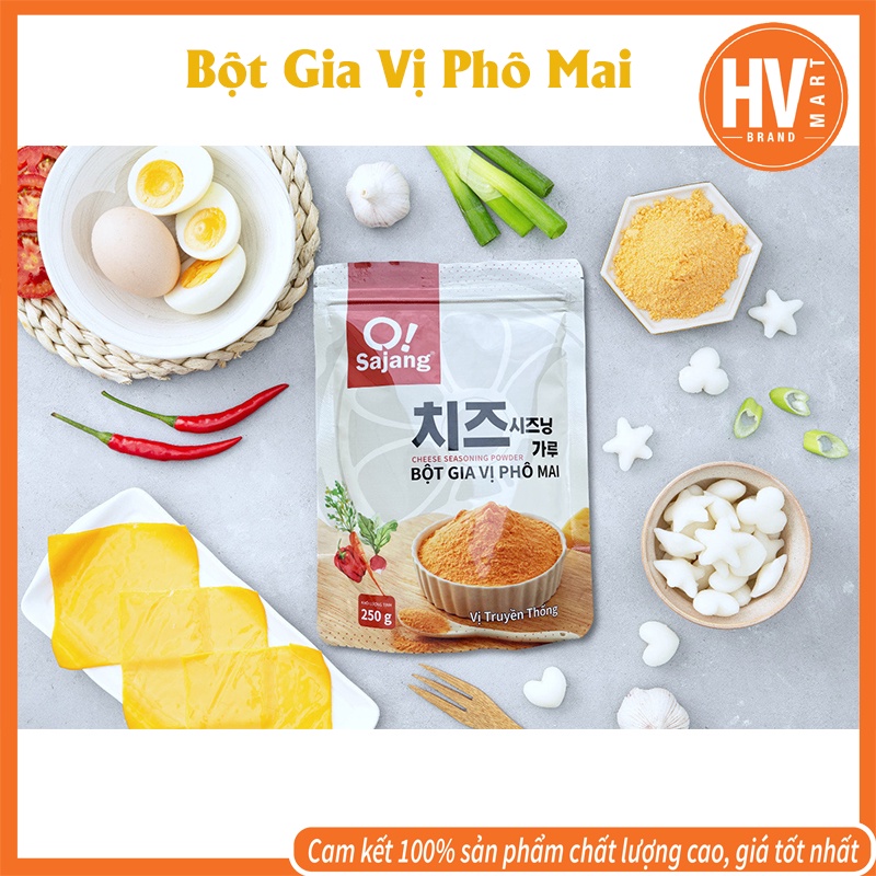 [Siêu Ngon] Bột Phô Mai Lắc O!sajang Hàn Quốc 250g