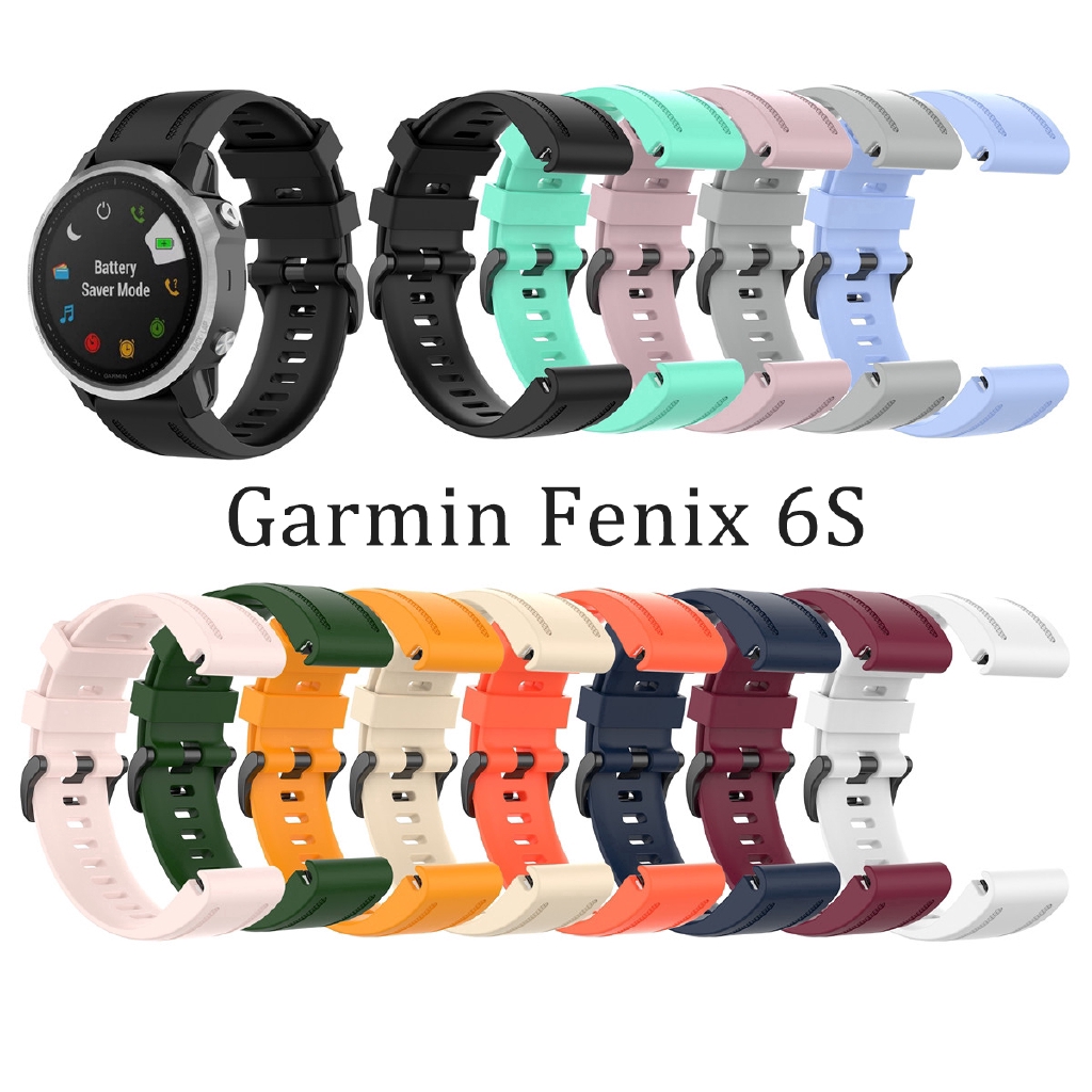 Dây Đeo Thay Thế Bằng Silicone 20mm Cho Garmin Fenix 6s