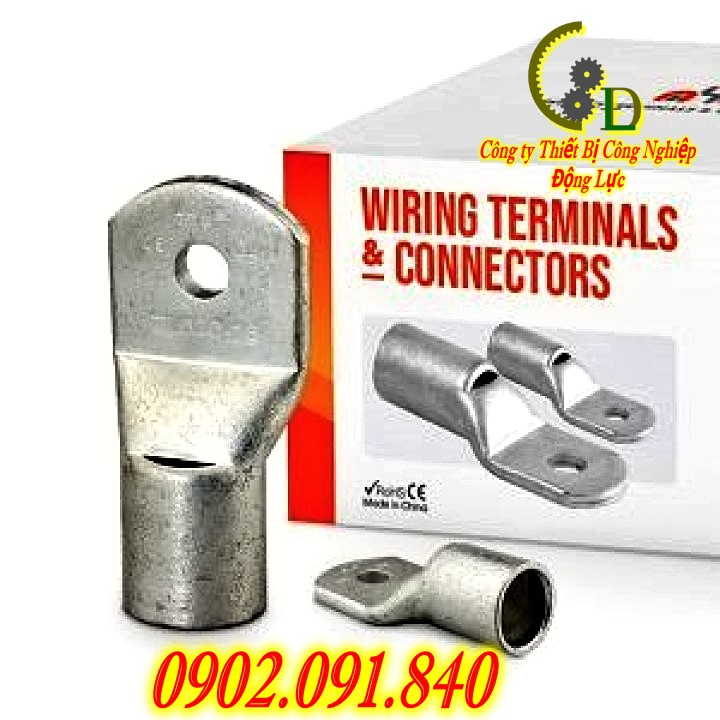 Đầu cos dây điện bít trần SC 6-6, SC 4-6, cốt  bích bằng đồng bấm nối dây 5mm, 6mm đấu máy hàn, ắc quy