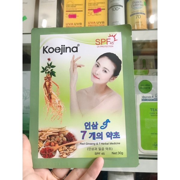 Ủ Trắng Mặt Và Cổ Koejina Hàn Quốc Trắng Liền Sau Lần Đầu Sử Dụng