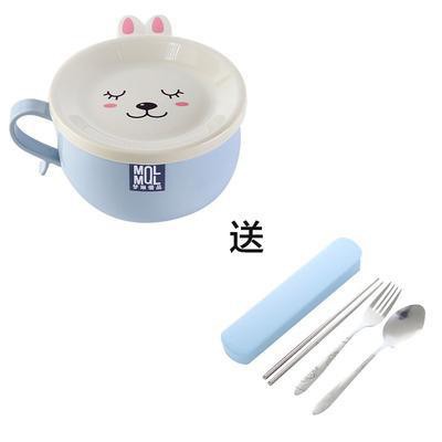 Ca Ăn Mì - Tô Ăn Mì MQL Có Nắp Kèm Muỗng Siêu Tiện Lợi, Chống Vỡ, Chịu Nhiệt 6865