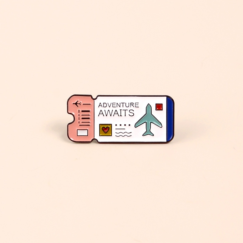 Ghim Cài Áo Kim Loại Tráng Men Hình Thỏ Quả Bơ Hoạt Hình Dễ Thương Cho Trẻ Em