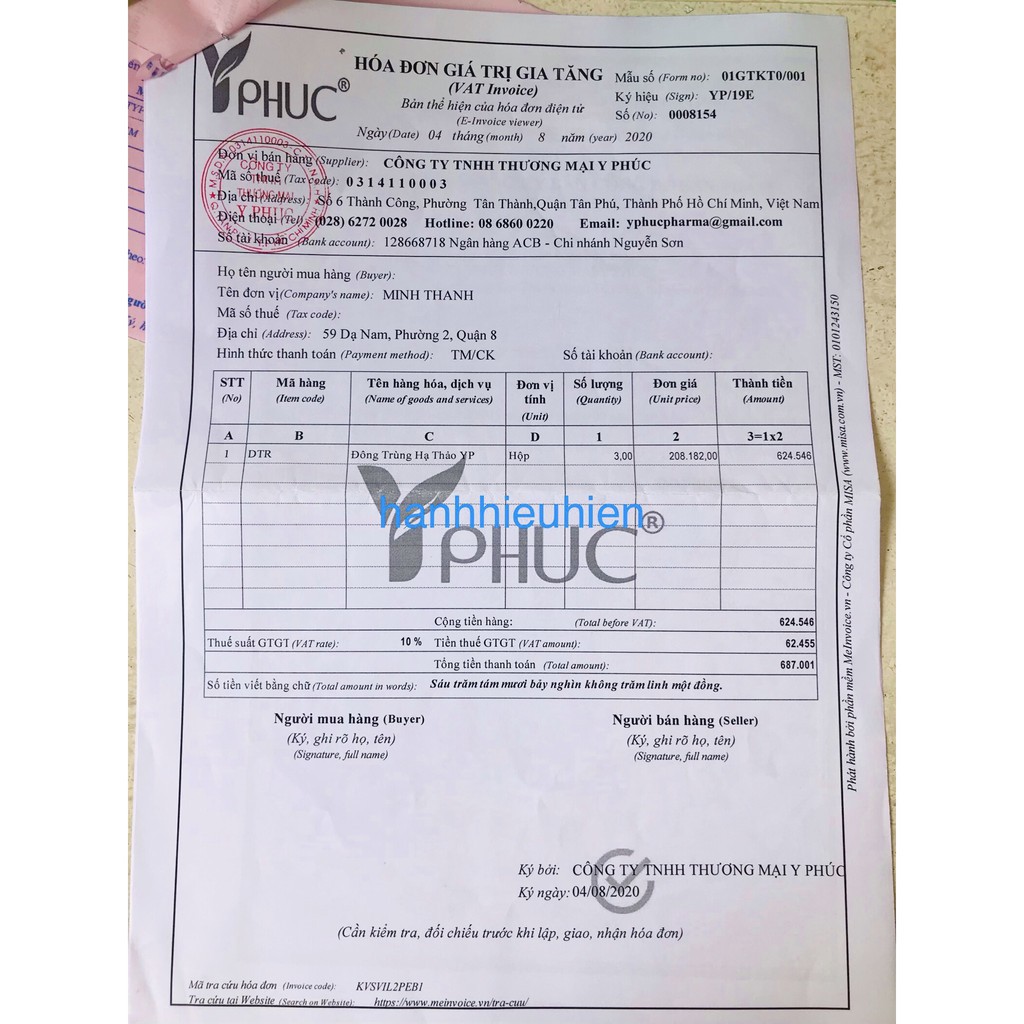 Đông Trùng Hạ Thảo Y Phúc- giúp ăn ngon, ngủ tốt, bồi bổ khí huyết, phục hồi sức khoẻ