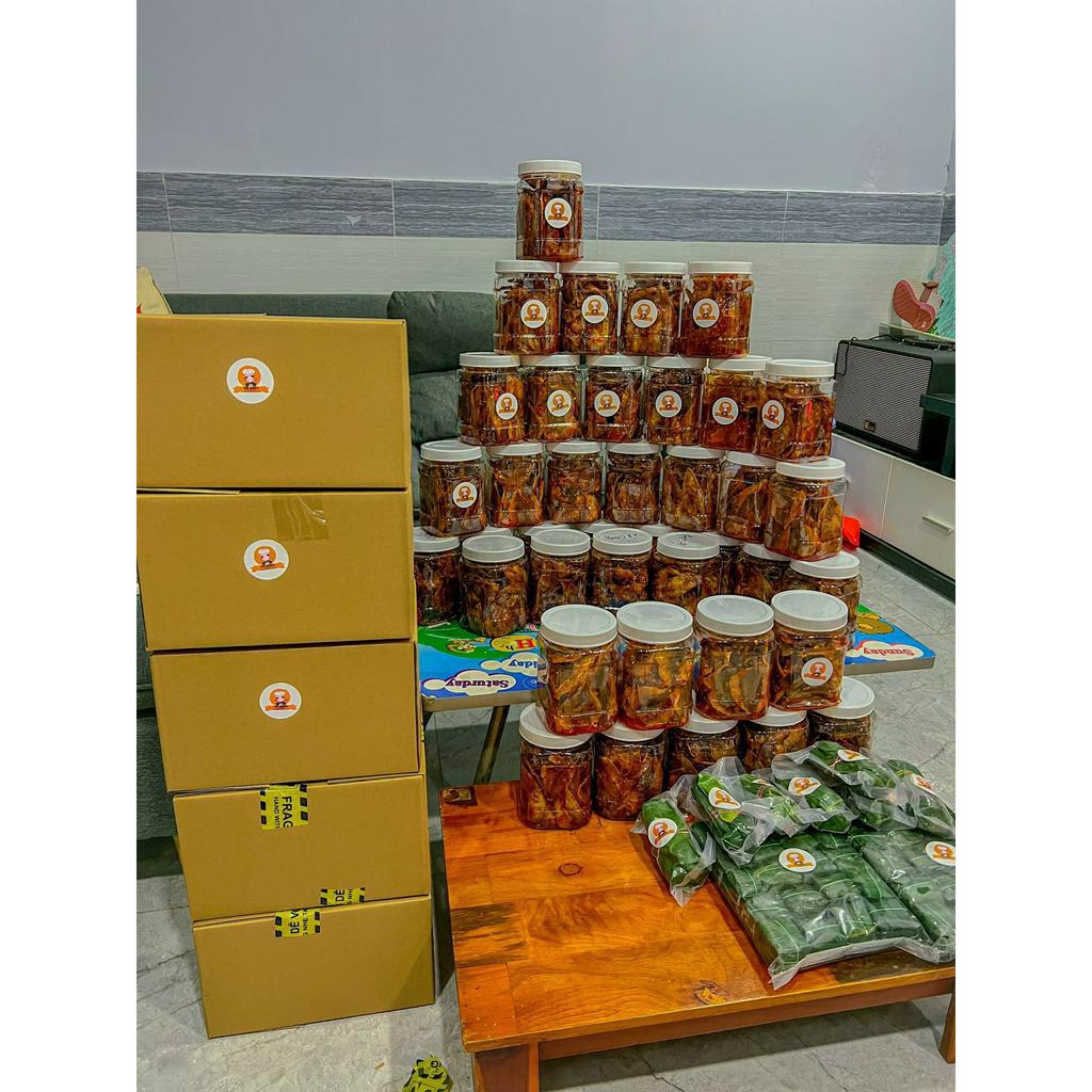 Com bo Mực rim + Cá chỉ vàng rim