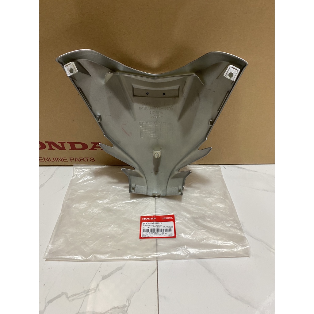 Bộ mặt nạ trước HONDA FUTURE X năm 2010 màu Xám bạc.