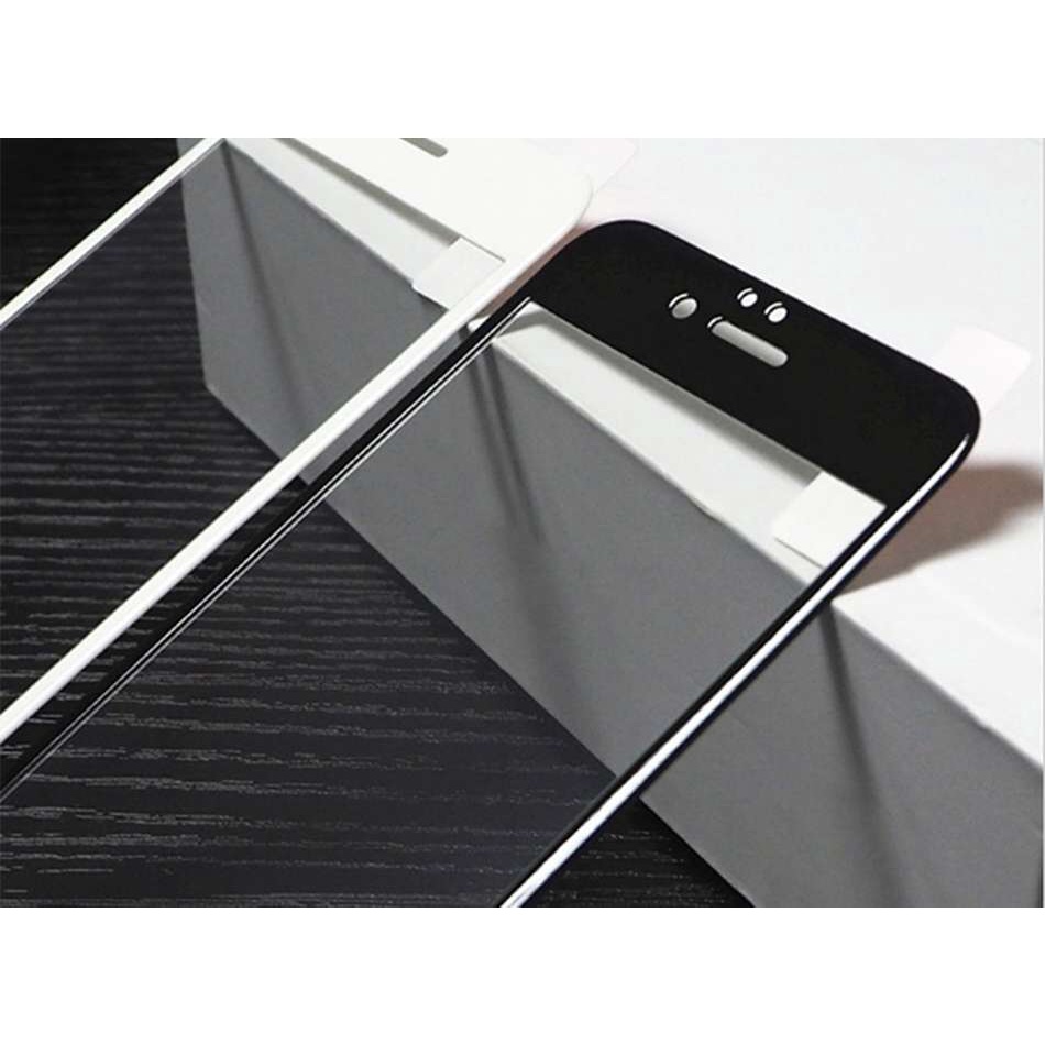 Cường lực IPHONE 7/ 8 FULL MÀN kèm hộp và khăn lau màn hình