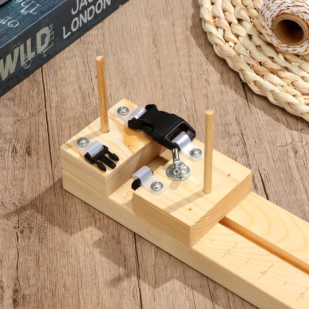 Dụng Cụ Làm Vòng Tay Paracord Bằng Gỗ 2 Kiểu Tùy Chọn
