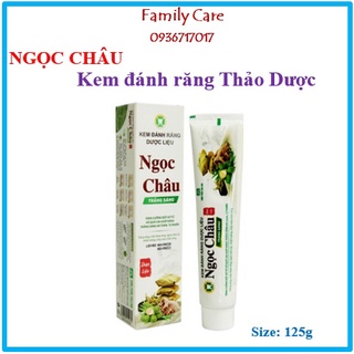 Combo  6 tuýt  kem đánh răng dược liệu Ngọc Châu - HoaLinh