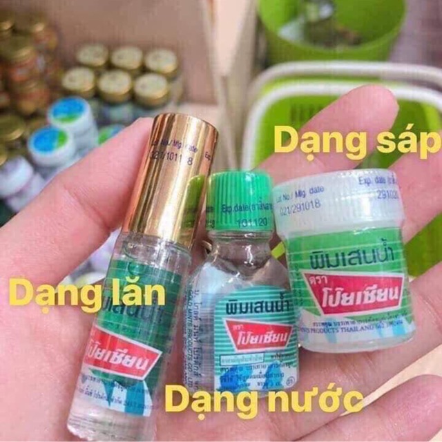 Dầu chống say tàu xe thái lan