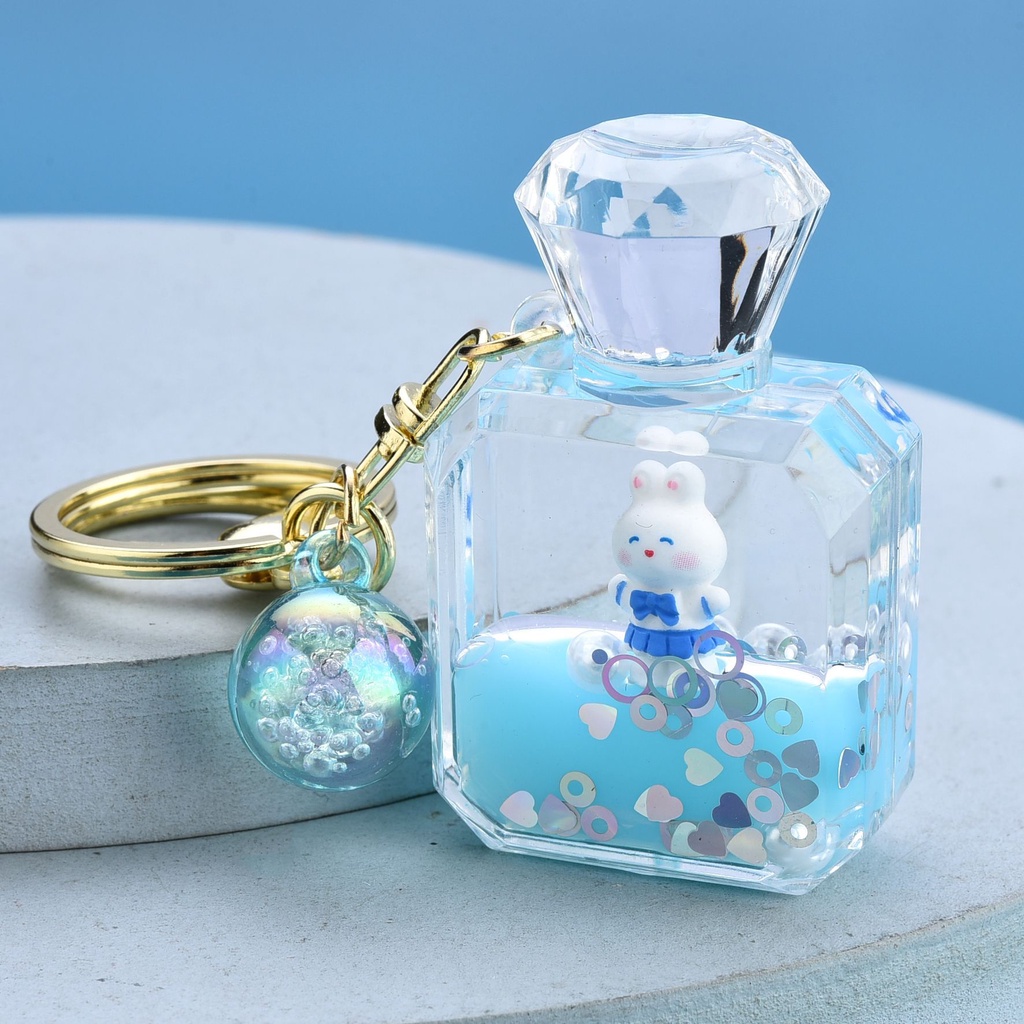 Móc Khóa Acrylic Nổi Hình Thỏ Năm Cánh Ngôi Sao Cốc Trà Sữa Tươi Mới Làm Quà Tặng Cho Học Sinh / Xe Hơi