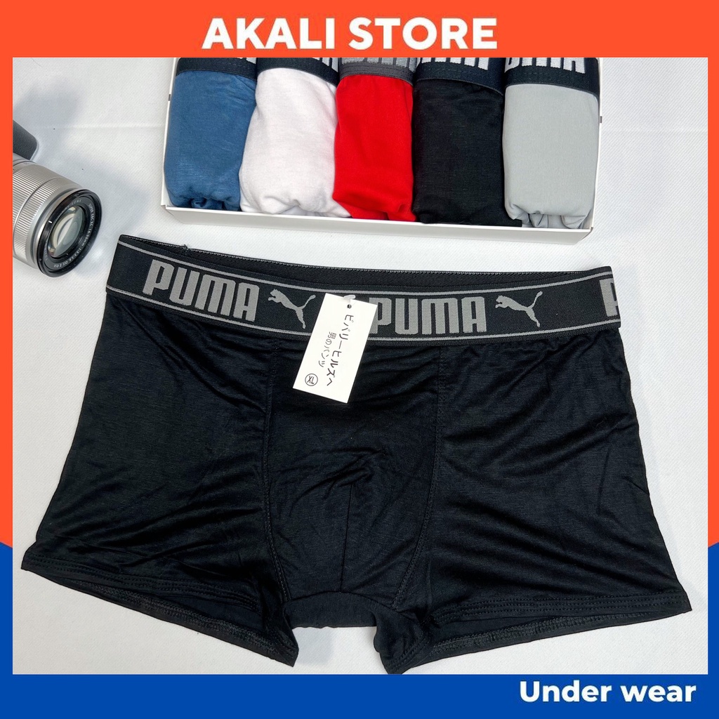 Quần lót nam thun lạnh, Quần sịp nam đùi cotton co dãn 4 chiều - AKALI