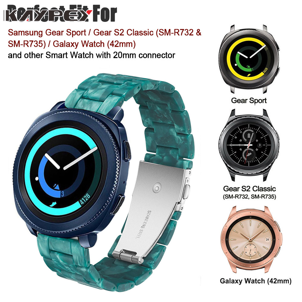 Dây Đeo Bằng Nhựa 20mm 22mm Cho Đồng Hồ Thông Minh Samsung Galaxy Active2 Gear S3 Galaxy 46mm