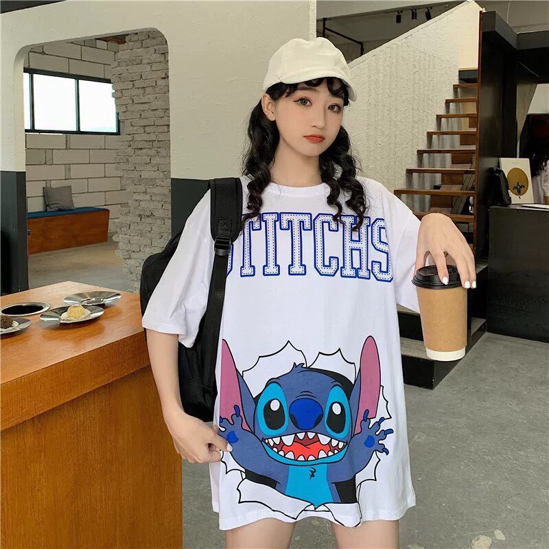 Áo Thun Unisex Cartoon 3D -Lapi VN, Chất Cotton Form Rộng Tay Lỡ Cổ Tròn Freesize, Big Size, Nhiều Mẫu