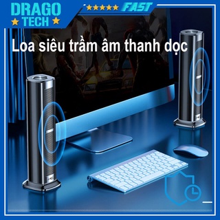 Loa siêu trầm âm thanh dọc loa Bluetooth，Hai loa BH 12 Tháng