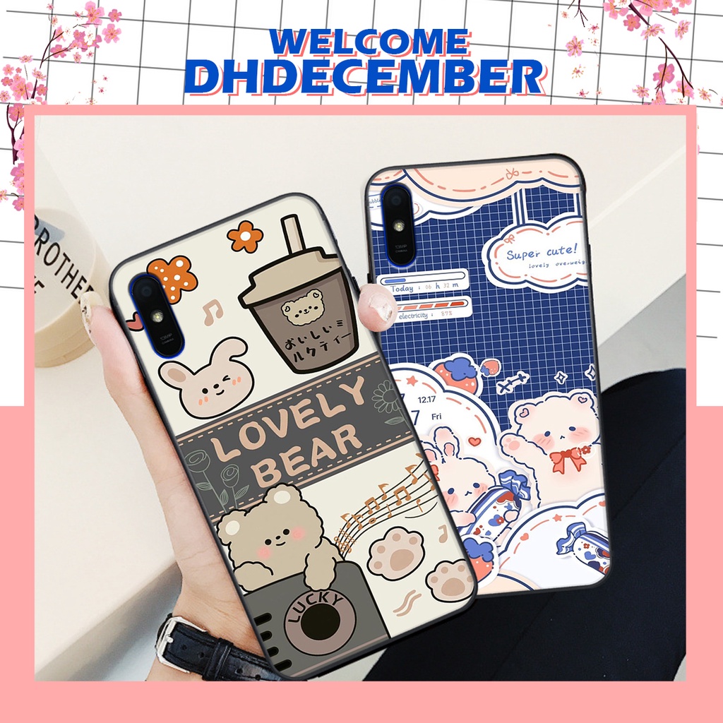 Ốp lưng Xiaomi REDMI 9A in hình nice ,good luck happy ốp xinh viền dẻo đẹp chất