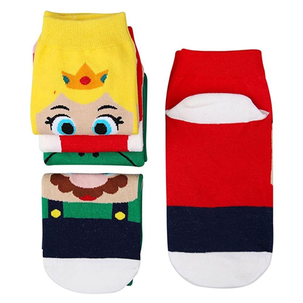 AARON1 Vớ Cotton In Họa Tiết Hoạt Hình Super Mario Dễ Thương Cho Bé Gái