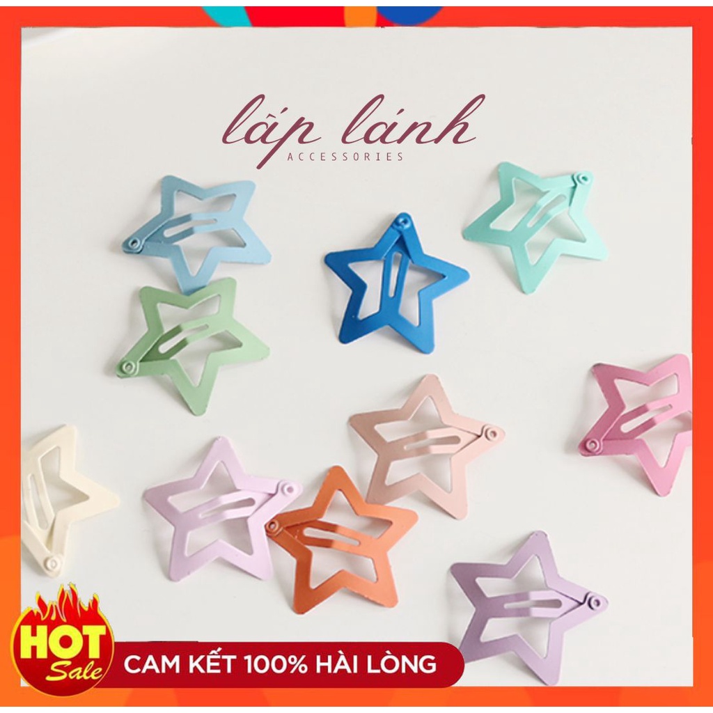 [HOT] KẸP MÁI KIM LOẠI HÌNH NGÔI SAO ĐỦ MÀU PHONG CÁCH THỜI TRANG HÀN QUỐC CÁ TÍNH NỔI BẬT221KMNSA