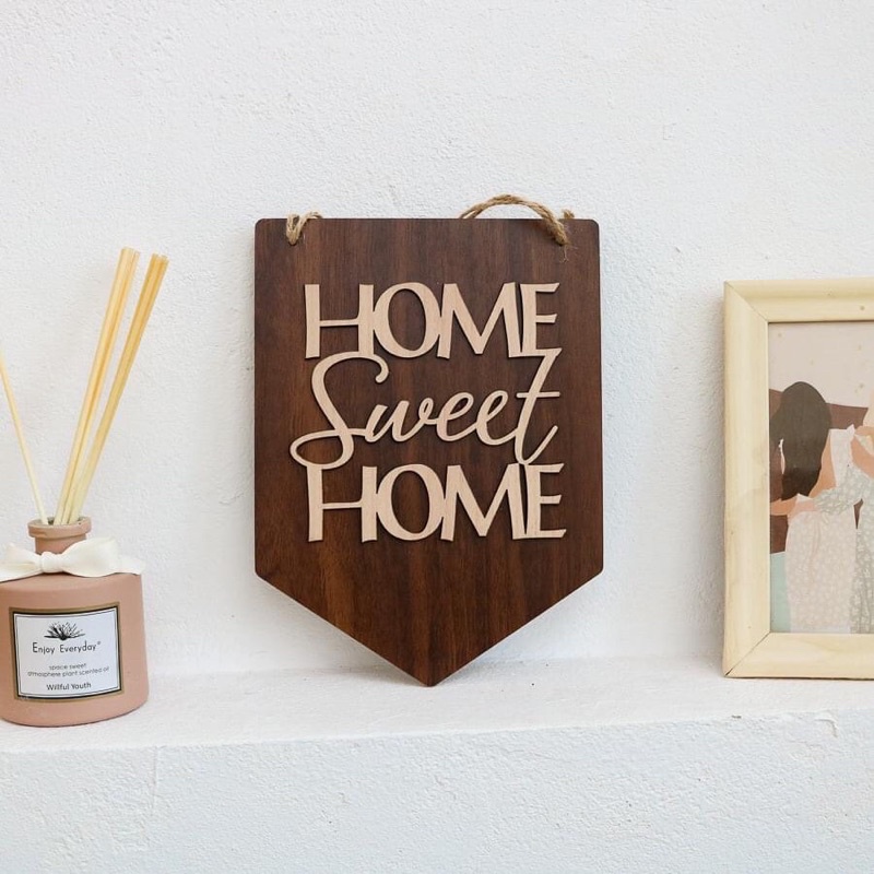 Bảng gỗ decor trang trí gia đình nhà cửa dễ thương ý nghĩa và làm quà tặng