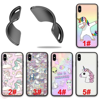Ốp điện thoại in hình cute unicorn phone xs max xr x 8 plus 7 plus 13 mini 6 11 pro max - a498