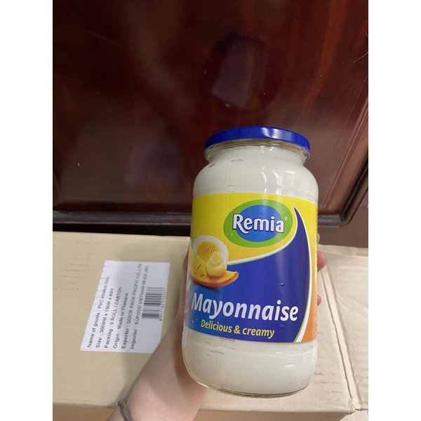 Sốt mayonaise Remia Hà Lan 1L - Nhập khẩu chính hãng