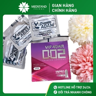 Bao cao su Vip Adam 0.02 siêu trơn, dùng như không dùng