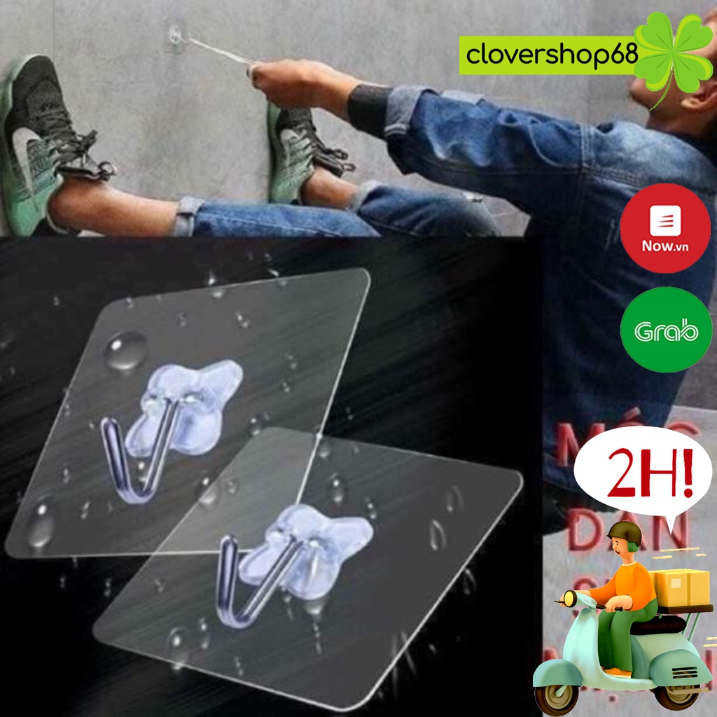 COMBO 100 MÓC DÁN TƯỜNG SIÊU CHỊU LỰC   Clovershop68