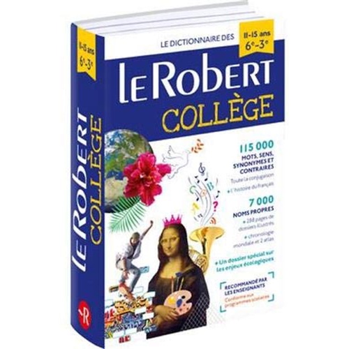 Sách - Từ điển tiếng Pháp: Le Robert collège - Từ điển tiếng Pháp cho học sinh THCS